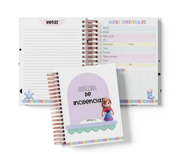 Libreta de Incidencias 100 Folios - Frozen