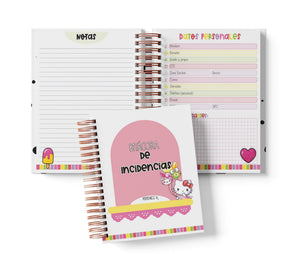 Libreta de Incidencias 100 Folios - Hello Kitty