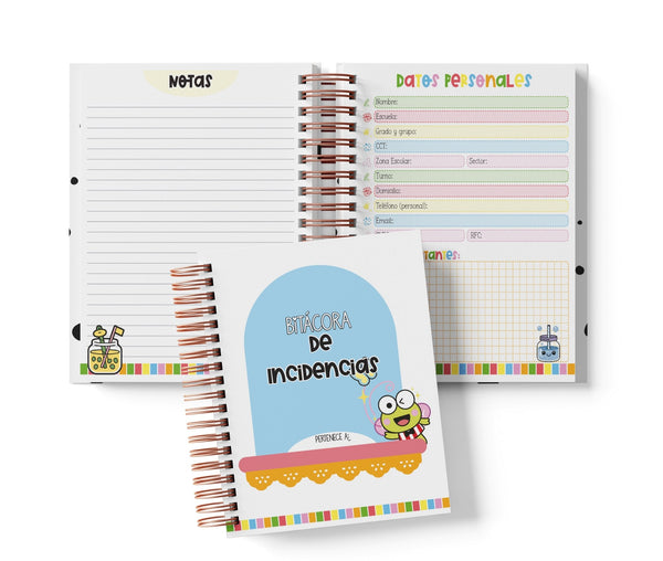 Libreta de Incidencias 100 Folios - Keroppi
