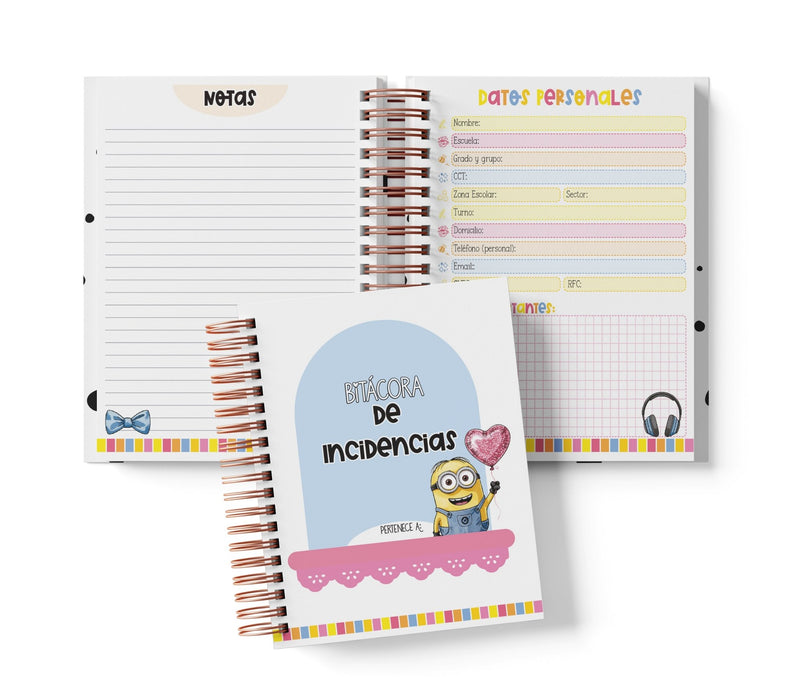 Libreta de Incidencias 100 Folios - Minions