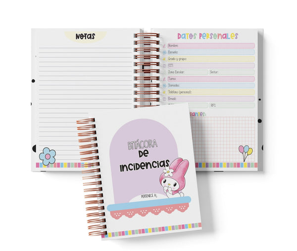 Libreta de Incidencias 100 Folios - My Melody
