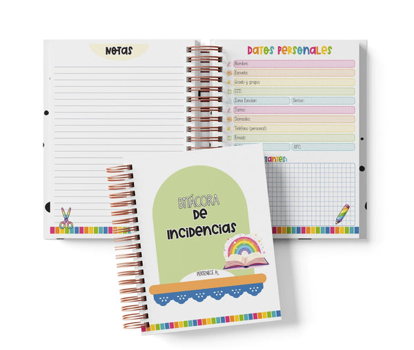 Libreta de Incidencias 100 Folios - Rainbow