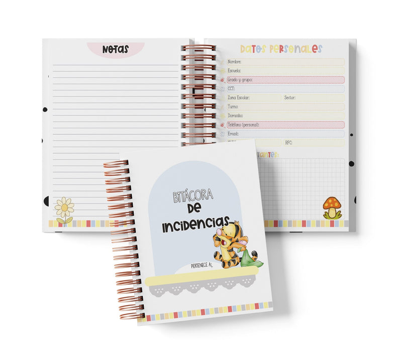 Libreta de Incidencias 100 Folios - Winnie Pooh