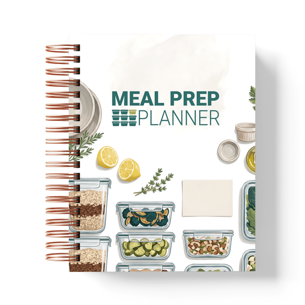 MEAL PREP PLANNER | ARCHIVO DIGITAL PDF IMPRIMIBLE | MEDIO OFICIO
