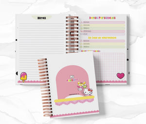 Planner 2 Días por Página - Hello Kitty
