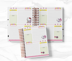 Planner 2 Días por Página - Hello Kitty