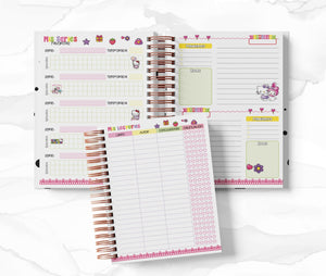 Planner 2 Días por Página - Hello Kitty