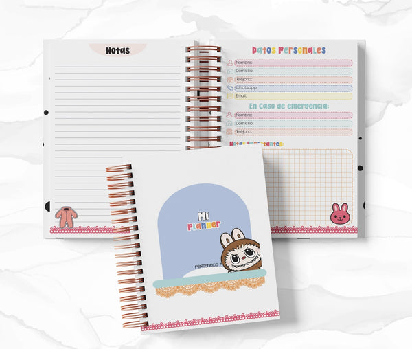 Planner 2 Días por Página - Labubu