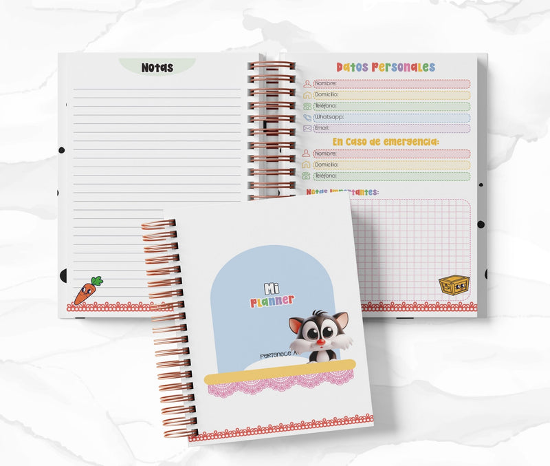 Planner 2 Días por Página - Looney Tunes