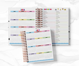 Planner 2 Días por Página - Meryta Caballero