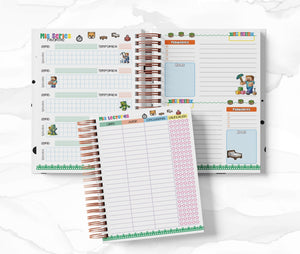 Planner 2 Días por Página - Minecraft