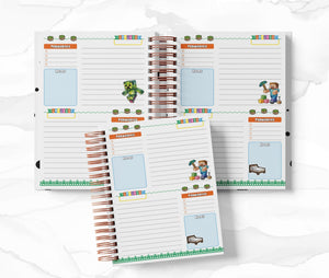 Planner 2 Días por Página - Minecraft