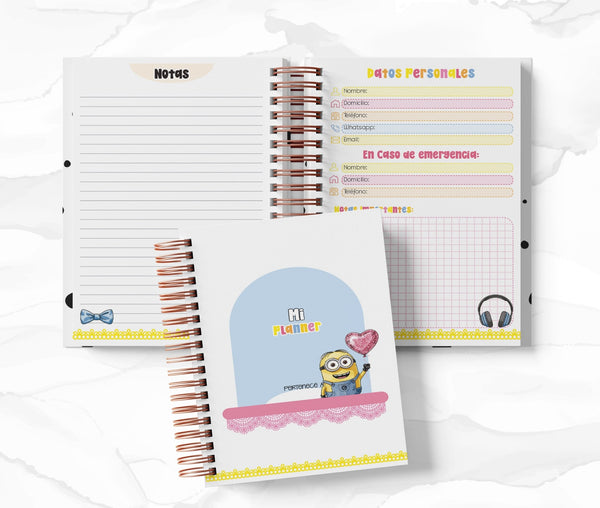 Planner 2 Días por Página - Minions