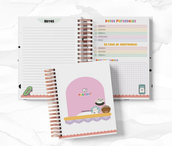 Planner 2 Días por Página - Osos Escandalosos