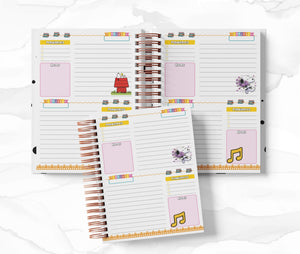 Planner 2 Días por Página - Peanuts (Snoopy & Charlie Brown)
