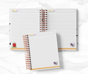 Planner 2 Días por Página - Peanuts (Snoopy & Charlie Brown)