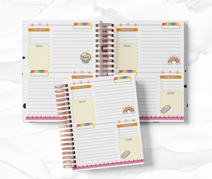 Planner 2 Días por Página - Rainbow