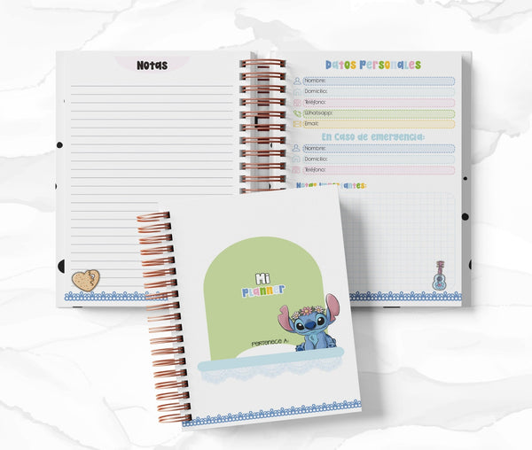 Planner 2 Días por Página - Stitch