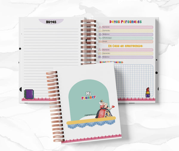 Planner 2 Días por Página - Villanas Disney
