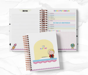 Planner Diario con Horario cada 30 Min - Melonheadz