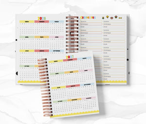 Planner Diario con Horario cada 30 Min - Snoopy