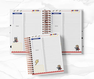 Planner Diario con Horario cada 30 Min - Thor
