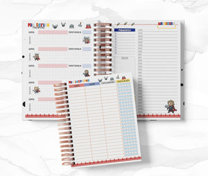 Planner Diario con Horario cada 30 Min - Thor