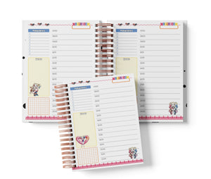 Planner Diario con Horario - Harley Quinn