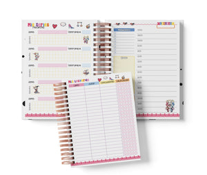 Planner Diario con Horario - Harley Quinn