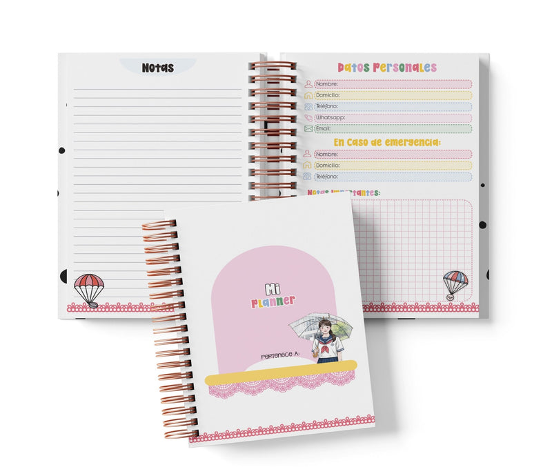 Planner Diario con Horario - K-Drama