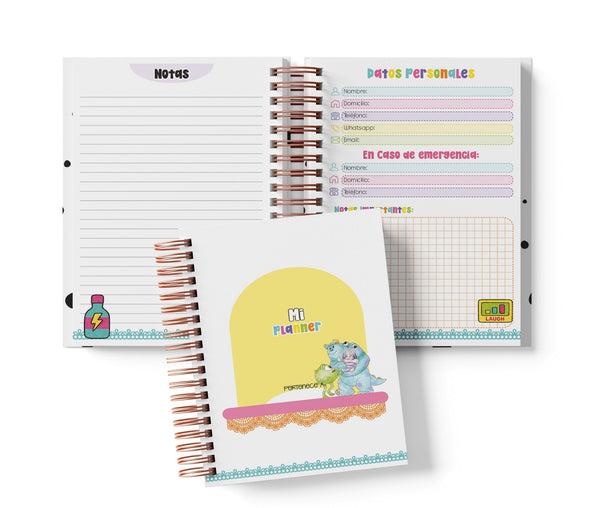 Planner Diario con Horario - Monsters Inc.