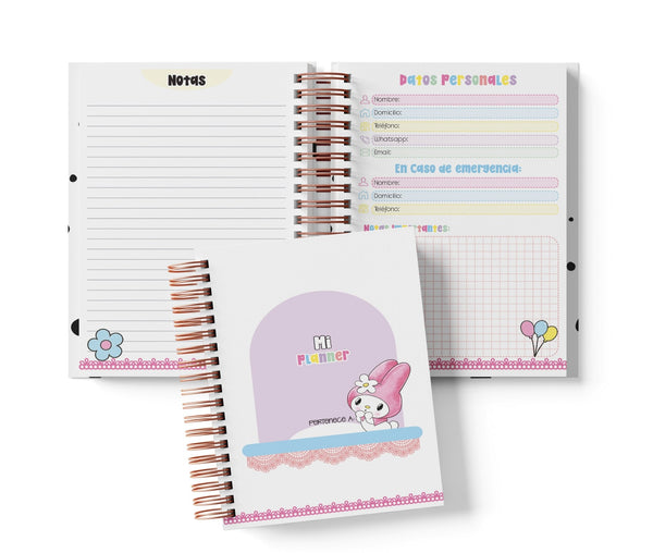 Planner Diario con Horario - My Melody