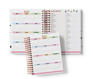 Planner Diario con Horario - Padrinos Mágicos