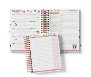 Planner Diario con Horario - Padrinos Mágicos