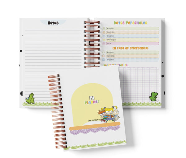 Planner Diario con Horario - Rugrats