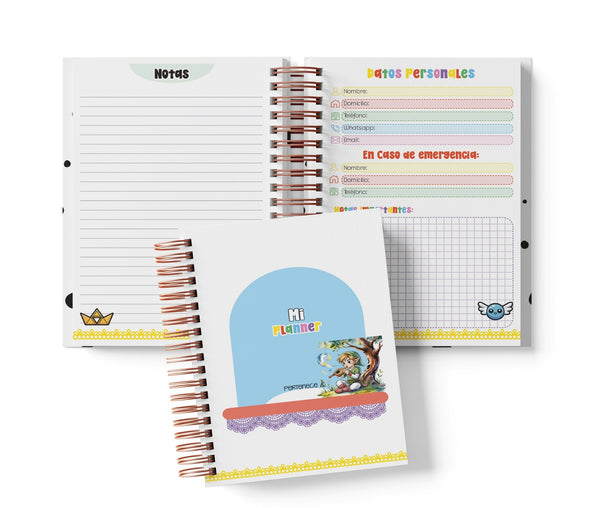 Planner Diario con Horario - Zelda