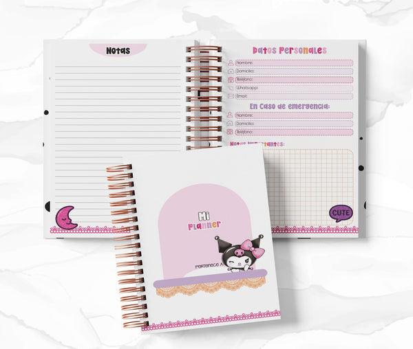 Planner Diario - Kuromi