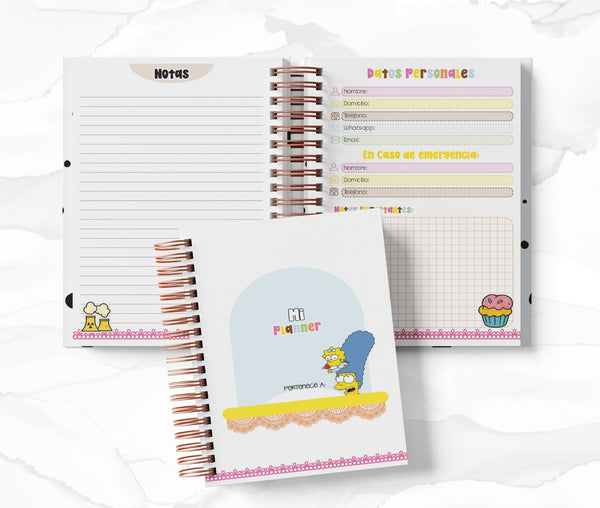 Planner Diario - Los Simpsons