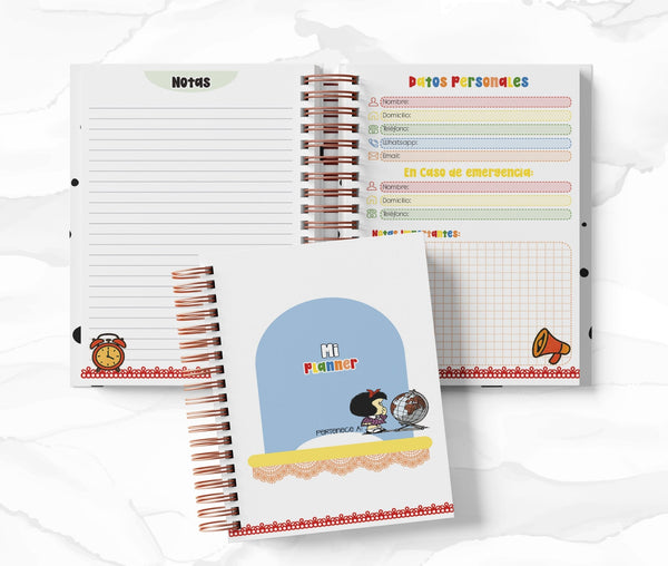 Planner Diario - Mafalda
