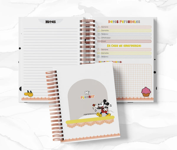 Planner Diario - Mickey Mouse
