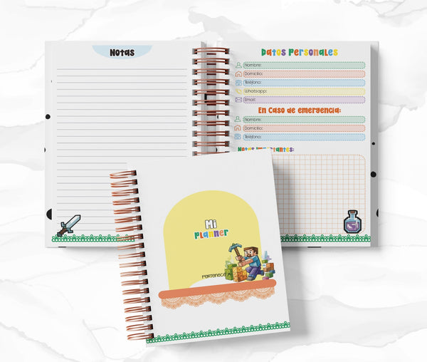 Planner Diario - Minecraft