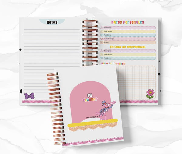 Planner Diario - Pantera Rosa