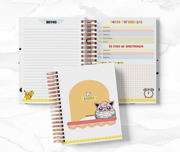 Planner Diario - Pokémon