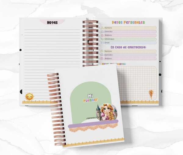 Planner Diario - Rapunzel