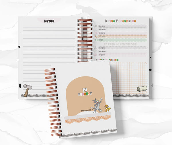 Planner Diario - Tom y Jerry