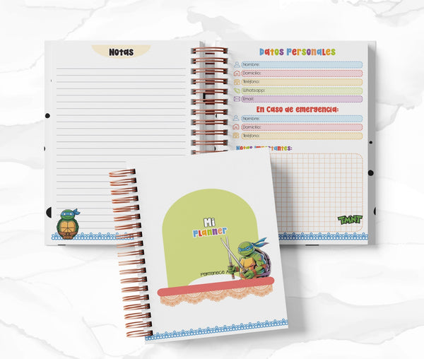 Planner Diario - Tortugas Ninja