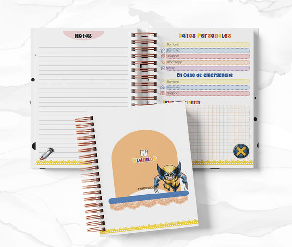 Planner Diario - Wolverine
