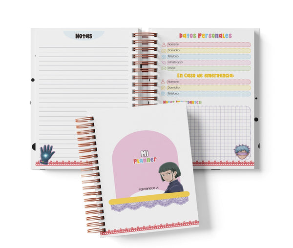 Planner Semanal - Jujutsu Kaisen