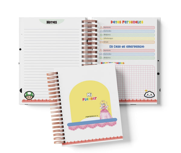 Planner Semanal - Mario Bros