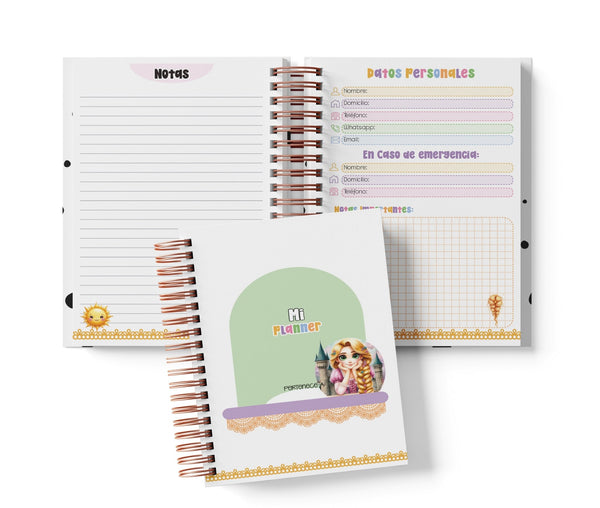 Planner Semanal - Rapunzel